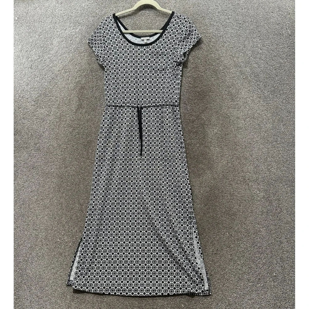 talbots maxi dress Jersey - Dynamic Paisley A little blue, a little